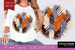 Abstract Round Tshirt Background - Modern Texture PNG Product Image 1