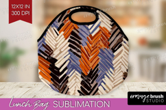 Abstract Lunch Bag - Modern Texture Lunch Bug PNG Product Image 1