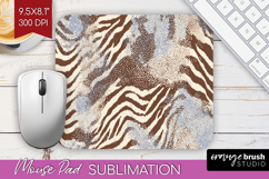 Abstract Mouse Pad Sublimation - Modern Texture Mousepad PNG Product Image 1