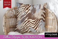 Abstract Pillow Sublimation - Modern Texture Pillow Cover Product Image 1