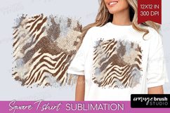 Abstract Square Tshirt Background - Modern Texture PNG Product Image 1