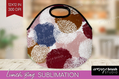 Abstract Lunch Bag - Modern Texture Lunch Bug PNG Product Image 1