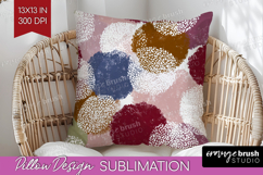 Abstract Pillow Sublimation - Modern Texture Pillow Cover Product Image 1