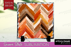 Abstract Slate PNG - Modern Texture Square Slate Sublimation Product Image 1