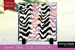 Abstract Slate PNG - Modern Texture Square Slate Sublimation Product Image 1