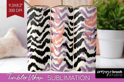 Abstract Tumbler Wrap - Modern Texture Tumbler PNG Product Image 1