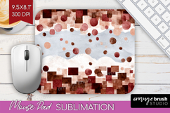 Abstract Mouse Pad Sublimation - Modern Texture Mousepad PNG Product Image 1
