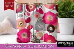 Abstract Tumbler Wrap - Modern Texture Tumbler PNG Product Image 1