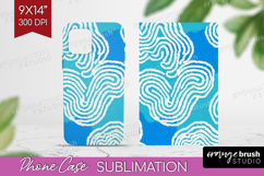 Abstract Doodle Phone Case PNG - Modern Texture Case PNG Product Image 1