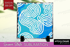 Abstract Doodle Slate PNG - Modern Texture Square Slate Product Image 1