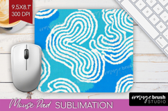 Abstract Doodle Mouse Pad Sublimation - Modern Texture PNG Product Image 1