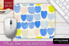 Abstract Doodle Mouse Pad Sublimation - Modern Texture PNG Product Image 1