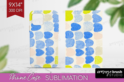 Abstract Doodle Phone Case PNG - Modern Texture Case PNG Product Image 1