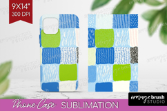 Abstract Doodle Phone Case PNG - Modern Texture Case PNG Product Image 1