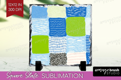 Abstract Doodle Slate PNG - Modern Texture Square Slate Product Image 1