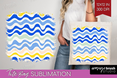 Abstract Doodle Tote Bag - Modern Texture Tote Bag PNG Product Image 1