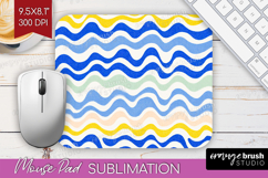 Abstract Doodle Mouse Pad Sublimation - Modern Texture PNG Product Image 1