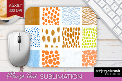 Abstract Doodle Mouse Pad Sublimation - Modern Texture PNG Product Image 1