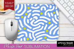 Abstract Doodle Mouse Pad Sublimation - Modern Texture PNG Product Image 1