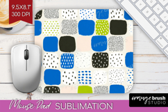 Abstract Doodle Mouse Pad Sublimation - Modern Texture PNG Product Image 1