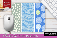 Abstract Doodle Mouse Pad Sublimation - Modern Texture PNG Product Image 1