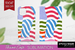 Abstract Doodle Phone Case PNG - Modern Texture Case PNG Product Image 1