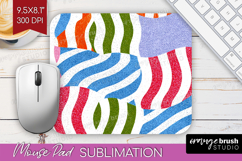 Abstract Doodle Mouse Pad Sublimation - Modern Texture PNG Product Image 1