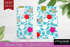 Abstract Doodle Phone Case PNG - Modern Texture Case PNG Product Image 1