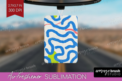 Abstract Doodle Air Freshener PNG - Modern Texture PNG Product Image 1