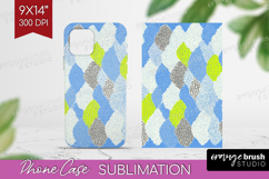 Abstract Doodle Phone Case PNG - Modern Texture Case PNG Product Image 1