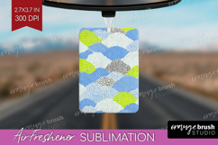 Abstract Doodle Air Freshener PNG - Modern Texture PNG Product Image 1