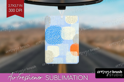 Abstract Doodle Air Freshener PNG - Modern Texture PNG Product Image 1