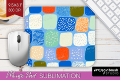 Abstract Doodle Mouse Pad Sublimation - Modern Texture PNG Product Image 1