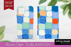 Abstract Doodle Phone Case PNG - Modern Texture Case PNG Product Image 1