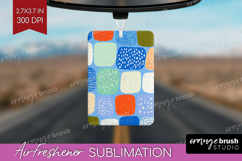 Abstract Doodle Air Freshener PNG - Modern Texture PNG Product Image 1