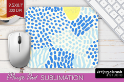 Abstract Doodle Mouse Pad Sublimation - Modern Texture PNG Product Image 1