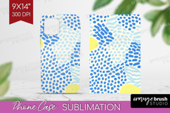 Abstract Doodle Phone Case PNG - Modern Texture Case PNG Product Image 1