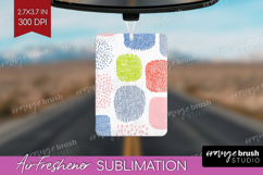 Abstract Doodle Air Freshener PNG - Modern Texture PNG Product Image 1