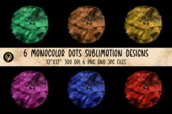 Abstract monocolor dots sublimation designs. Product Image 8