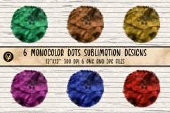 Abstract monocolor dots sublimation designs. Product Image 1