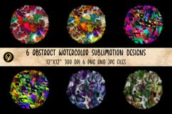 Abstract Watercolor Background Sublimation Designs. Product Image 8