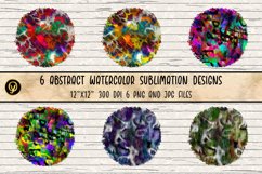 Abstract Watercolor Background Sublimation Designs. Product Image 1