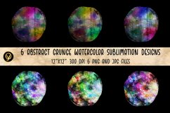 Grunge Watercolor Abstract Sublimation Designs. Product Image 8