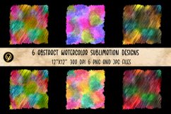 Abstract Watercolor Sublimation Designs. Product Image 8