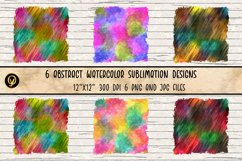 Abstract Watercolor Sublimation Designs. Product Image 1