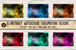 Abstract Watercolor Sublimation Designs. Product Image 1