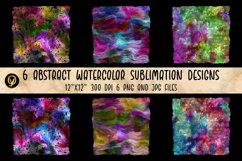 Abstract Watercolor Sublimation Designs. Product Image 8