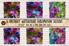 Abstract Watercolor Sublimation Designs. Product Image 1