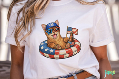 Patriotic Cat Collection PNG Product Image 3