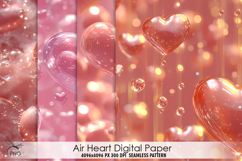 Air Hearts digital paper Product Image 1